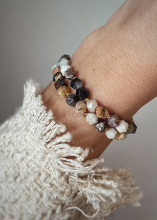 Bransoletka na gumce z Jaspisów