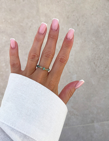 Pierścionek elastyczny - Szmaragd