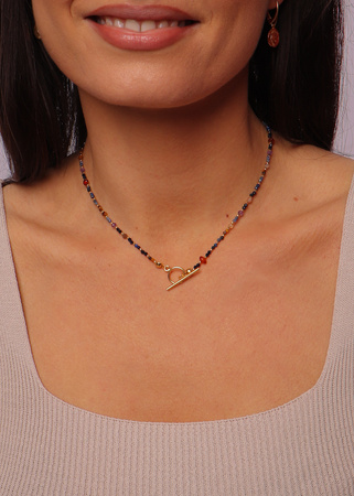 Naszyjnik Znak Zodiaku Panna Kamienie Naturalne Toggle