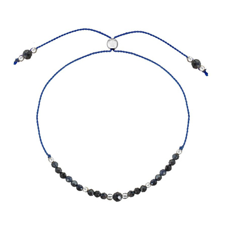 Birthstone Bracelet for September Silver