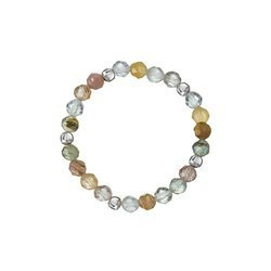 Pierścionek elastyczny agat botswana 2 mm