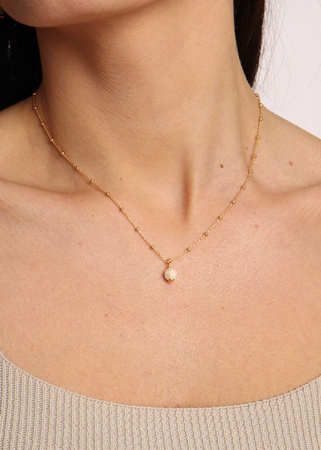 Łańcuszek z zawieszką Jaspis