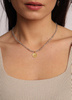 Necklace made of natural spinel stones
