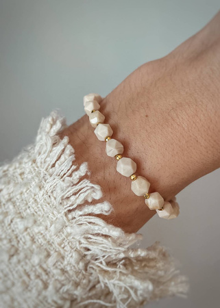 Bransoletka na gumce z Jaspisów