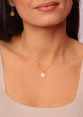 Łańcuszek z zawieszką monetą