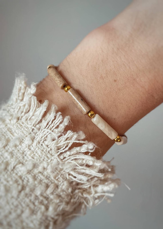 Bransoletka na gumce z Jaspisów