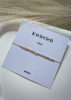 Birthstone Bracelet for April Silver