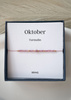 Birthstone Bracelet for October Gold-Plated Silver