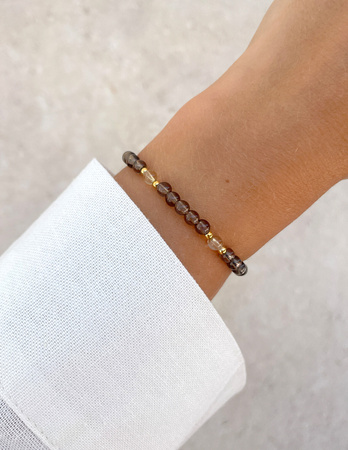 Talizman - kwarc dymny, cytryn, hematyt - ochrona i dobrobyt