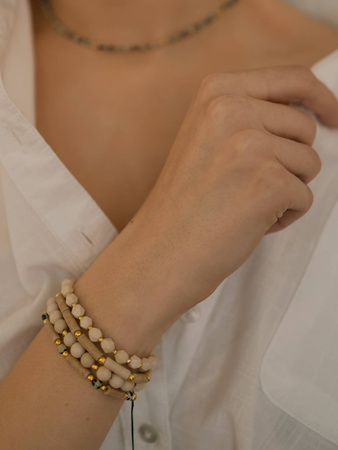 Bransoletka na gumce z Jaspisów