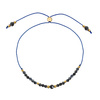 Birthstone Bracelet for September Gold-Plated Silver