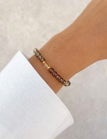 Talizman - kwarc dymny, cytryn, hematyt - ochrona i dobrobyt