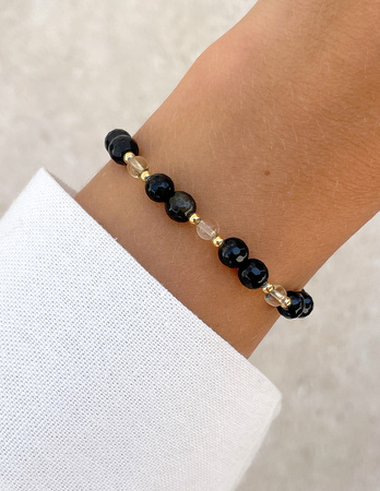 Talizman - obsydian, cytryn, hematyt - ochrona i dobrobyt