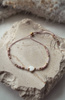 Bracelet and Ring Set - Rose Quartz, Rhodochrosite and Mother of Pearl