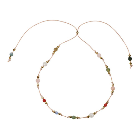 Bracelet with the zodiac sign Cancer gilded balls