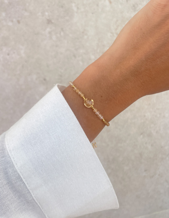 Bransoletka na nici z cytrynu - sukces, szczęście i dobrobyt