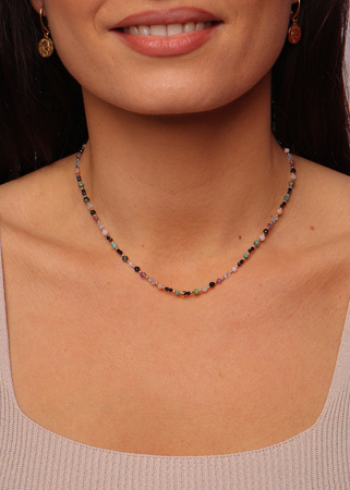 Naszyjnik Znak Zodiaku Wodnik Kamienie Naturalne