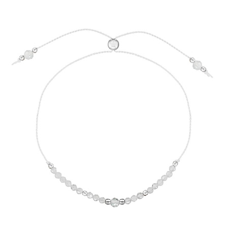 Birthstone Bracelet for June Silver