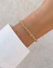 Citrin-Gummiband-Armband mit Hämatit - Erfolg, Glück und Wohlstand