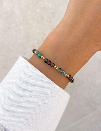 Talizman - kwarc dymny, turkus afrykański, hematyt - ochrona i relacje