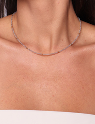 Naszyjnik choker z kamieni naturalnych labradoryt