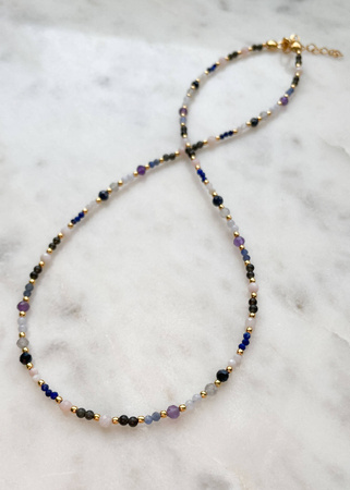 Naszyjnik Znak Zodiaku Strzelec Kamienie Naturalne