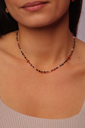 Naszyjnik Znak Zodiaku Lew Kamienie Naturalne