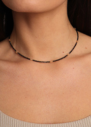 Necklace made of natural spinel stones