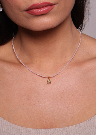 Naszyjnik opal z zawieszką