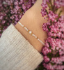 Birthstone Bracelet for June Gold-Plated Silver