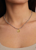 Necklace made of natural spinel stones