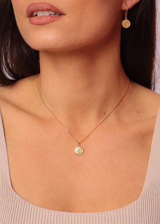 Łańcuszek z zawieszką monetą