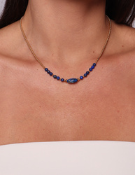 Necklace made of natural spinel stones