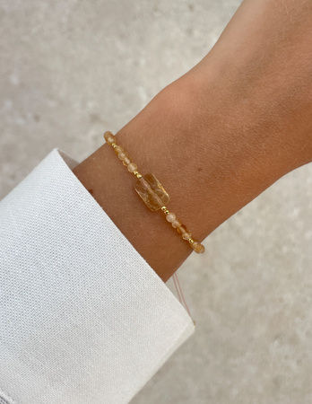 Bransoletka na nici z cytrynu - sukces, szczęście i dobrobyt