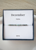 Birthstone Bracelet for December silver