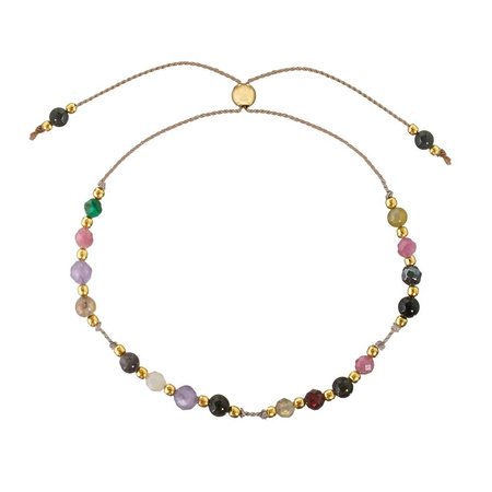 Bransoletka znak zodiaku Skorpion pozłacane kulki