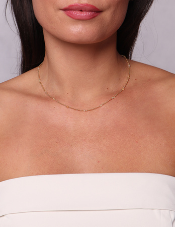 Necklace made of natural stones dendritic agate gold-plated toggle with a pendant