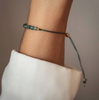 Birthstone Bracelet for May Gold-Plated Silver