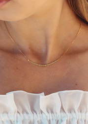 Necklace Birthstone August - Peridot