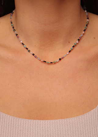 Naszyjnik Znak Zodiaku Wodnik Kamienie Naturalne