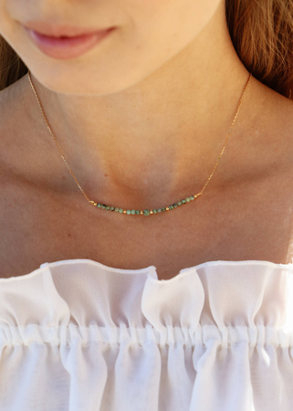 Naszyjnik Kamień Urodzeniowy Grudzień - Turkus