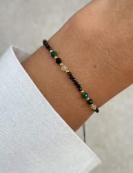 Bracelet Natural Stones Rose Quartz and Rhodochrosite