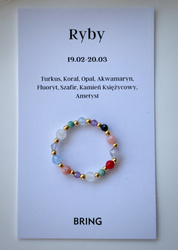 Elastic ring with natural lapis lazuli stones and pearl