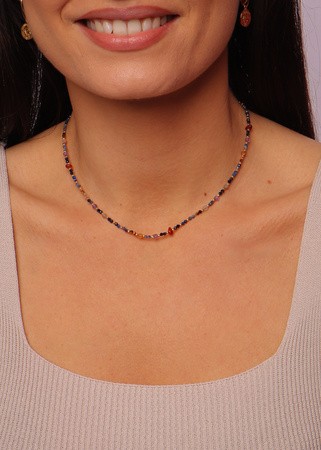 Naszyjnik Znak Zodiaku Panna Kamienie Naturalne