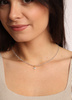 Necklace made of natural stones Labradorite, Topaz pendant