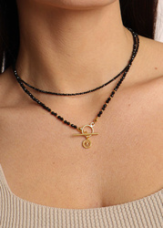 Spinel Necklaces Set - Spinel + Spinel Toggle choker