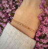 Birthstone Bracelet for November Gold-Plated Silver