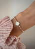 Bracelet Natural Stones Rose Quartz and Rhodochrosite