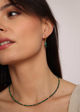 Necklace made of natural spinel stones