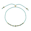Birthstone Bracelet for May Gold-Plated Silver
